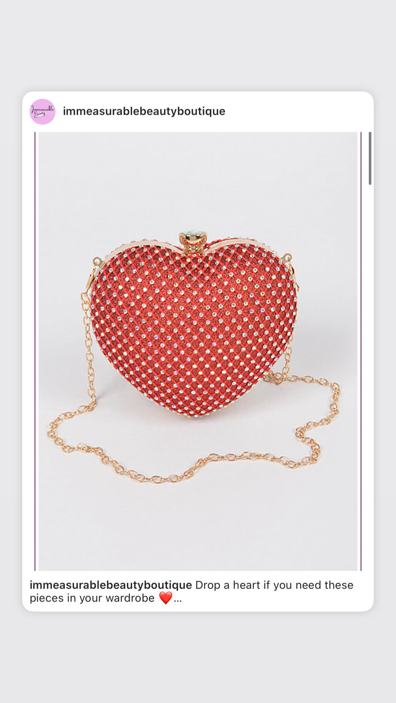 Piece of My Heart Crossbody Purse