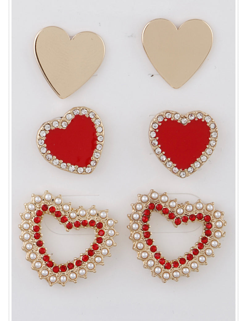 V-Day Earrings Set